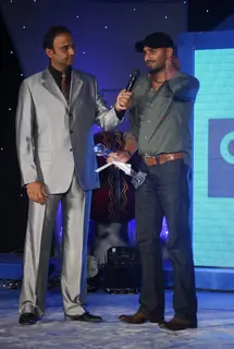 Cricketer Harbhajan Singh at the CEAT Awards