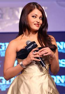 Bollywood actress Aishwarya Rai Bachchan at the launch of ''''Longines Primaluna'''', in New Delhi on Monday