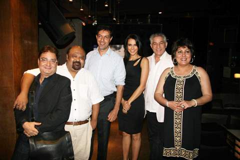 Vinay Pathak, Rajat Kapoor and Neha Dhupia at a press meet of film &quot;Raat Gaye Baat Gaye&quot; at Magic, Worli