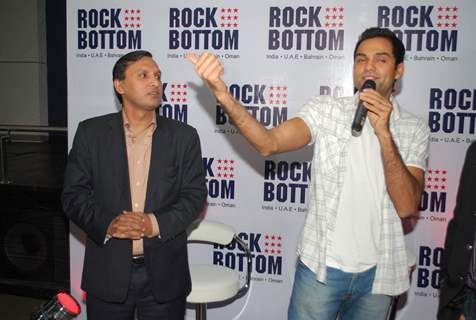 Bollywood actor Abhay Deol at the press meet of the relaunch of &quot;Rock Bottom&quot; lounge in Juhu