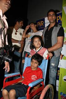 Sunil Shetty, Katrina Kaif and Akshay Kumar at De Dana Dan Special Screening for Kids, PVR Goregaon (IANS: Photo)