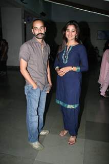 Rahul Aggarwal with Narayani at Shekhar Suman''s play premiere at St Andrew''s