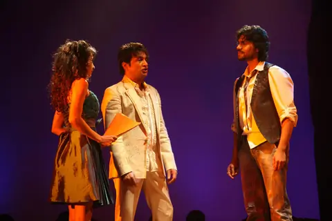 Gaurav Chopra at Shekhar Suman''s play premiere at St Andrew''s