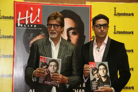 Amitabh Bachchan and Abhishek Bachchan unveil Hi Blitz