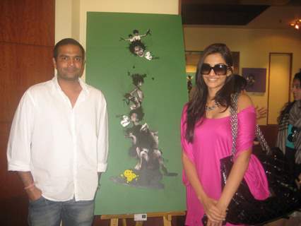 Sonam Kapoor at Vipul Salvi''s &quot;Art Brunch&quot; at JW Marriott