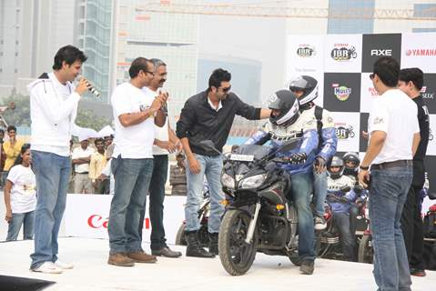 Ranbir Kapoor at the Big Adda Yamaha Bike Rally