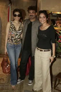Wendell Rodricks and Madhoo at the graces Resort collection preview