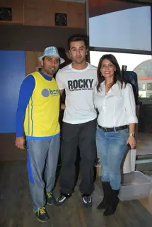 Ranbir at the launch of Bosco Ceasar dance academy at Bandra