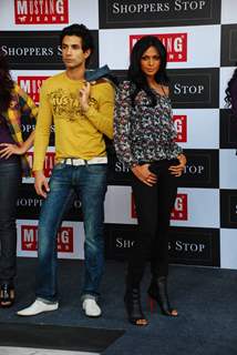 Top Models flaunting the launch of Mustang Jeans at Shoppers Stop, Juhu