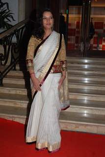 Bollywood actress Shabana Azmi attending event &quot;A Tribute to Kaifi Azmi Mijwan&quot; in Mumbai