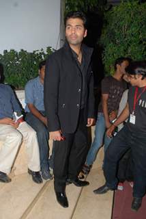 Film maker Karan Johar attending event &quot;A Tribute to Kaifi Azmi Mijwan&quot; in Mumbai