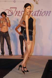 Simran Kaur Mundi at Inspirations Fashion Show by Students of Jasani Dept of SNDT University at Hotel Sea Princess