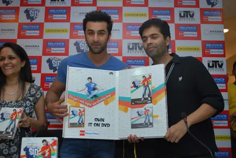 Ranbir Kapoor and Karan Johar at Wake Up Sid DVD launch