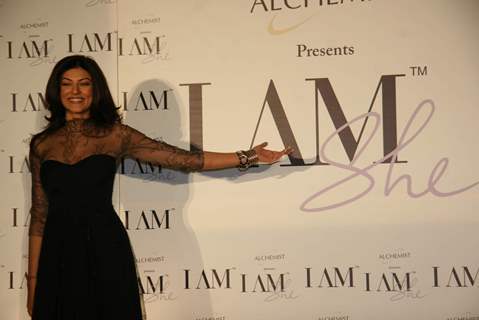 Sushmita Sen at her press conference for Alchmist I am at JW Marriott