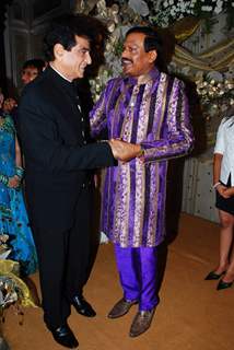 Jeetendra at tycoon Manoj Jayaswal''s daughter wedding Swatee with Lalit Tayal