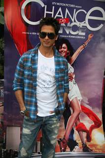 Bollywood actor Shahid Kapoor on the sets of Dance Premiere League at Chembur