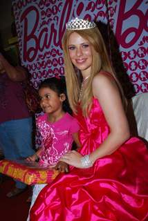 Barbie celebrates Christmas with children at Landmark, Infinity Mall