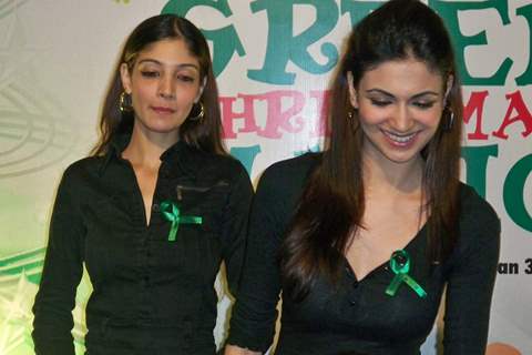 Simran Kaur and Dimple Patel at Oberoi Mall