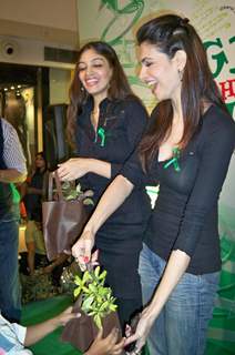 Simran Kaur and Dimple Patel at Oberoi Mall