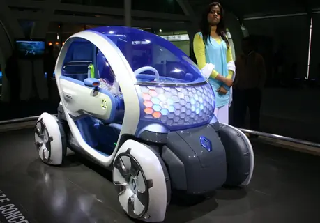 New Delhi,05 Jan 2010- Twizy ZE concept at the ''''10 th Auto Expo 2010'''', in New Delhi on Teusday