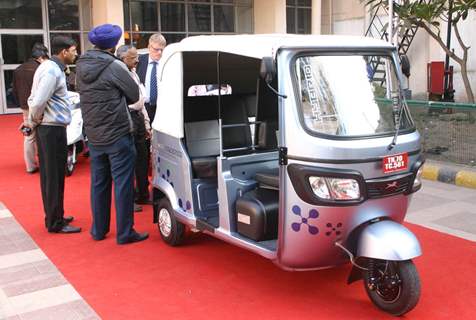 New Delhi,05 Jan 2010- Hybrid Auto at the ''''10 th Auto Expo 2010'''', in New Delhi on Teusday