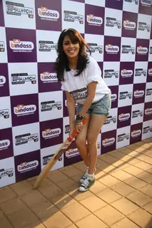 Genelia D''Souza at UTV Bindass Big Switch promotional event