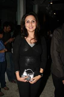 Juhi Babbar at Ayaan and Aman Ali Khan''s book launch of &quot;50 Maestros Recordings&quot; at Olive