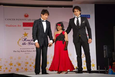 Shekhar Suman and Adhyayan Suman at CPAA fashion show at Taj Hotel