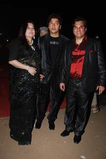 Aadesh Srivastava and Lalit Pandit at star Screen Awards red carpet