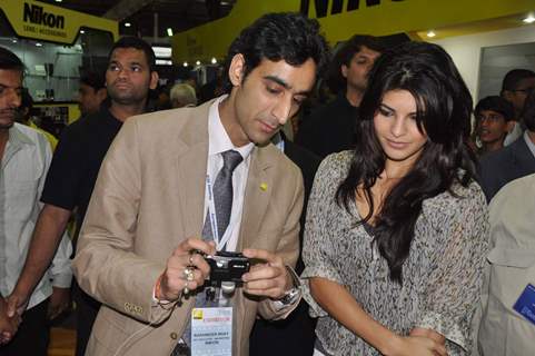 Jacqueline Fernandez at Photofair in NSE Goregaon