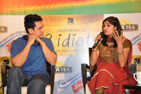 Aamir Khan meet Tata Tea-3 Idiots contest winners