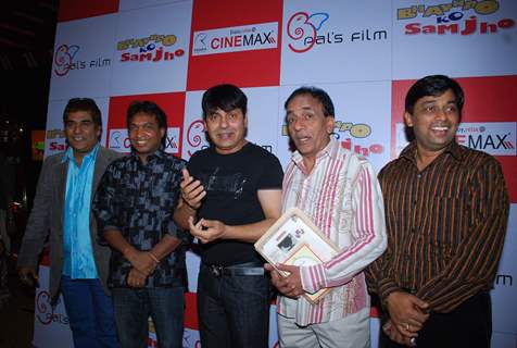 Sunil Pal at Bhavnao Samja Karo film premiere at Cinemax