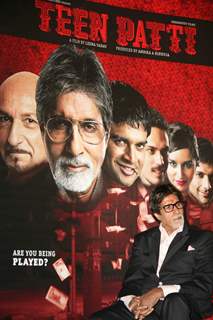 Mega Star Amitabh Bachchan at the press meet of &quot;Teen Patti&quot; in Cinemax in Mumbai