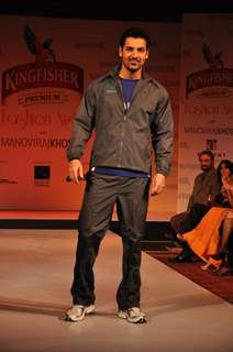 John Abraham Walk at SCMM Fashion Night at Hilton Towers in Mumbai