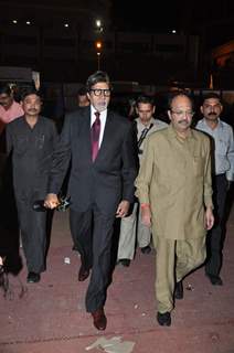 Bollywood megastar Amitabh Bachchan and Amar Singh at Stardust Awards 2010 in Mumbai