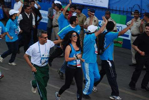 Bollywood actress Sophie Chaudhary at Marathon High Res in Mumbai