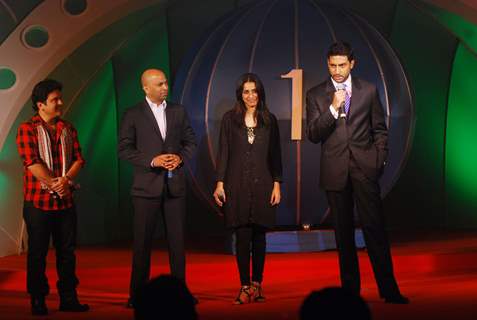 Abhishek Bachchan at National Bingo Night media meet at Taj Lands End, Bandrain in Mumbai on Monday Afternoon