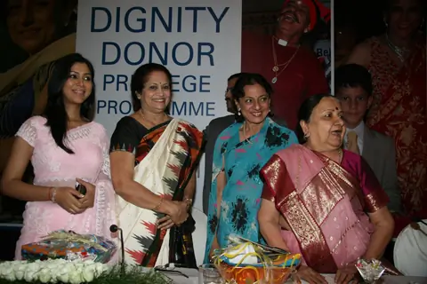 Sakshi Tanwar, Tanuja and Sudha Shivpuri on Dignity Donor event at Taj, Colaba in Mumbai on Monday Afternoon
