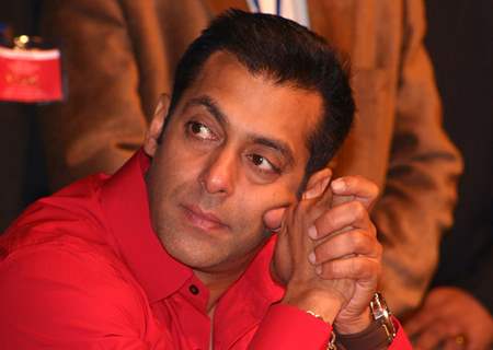 Bollywood actor Salman Khan in New Delhi to promote his film ''''Veer'''' on Tuesday 19 Jan 2009