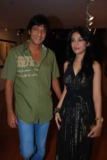 Chunky Pandey and Amrita Rao at Art Hotel Le Sutra Launch at Bandra