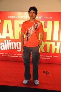 Farhan Akhtar at &quot;Karthik Calling Karthik Film Music Launch&quot; in Cinemax