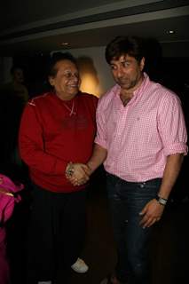 Bollywood actor Sunny Deol at Kapil Sharma''s screening of Veer