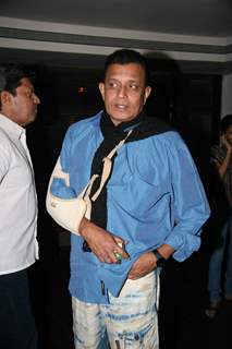 Bollywood actor Mithun Chakraborty at the screening of &quot;Veer&quot;