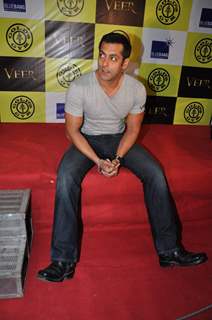 Bollywood actor Salman Khan at the promotional event of &quot;Gold''s Gym and Veer Strength Challenge&quot;