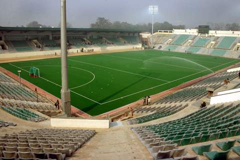 Dr MS Gill, Union Minister for Youth Affairs and Sports dedicating the remodeled and reconstructed Major Dhyan Chand National Stadium to the Hockey lovers across the globe, in New Delhi on Sunday