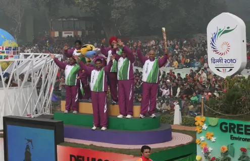 The Republic Day Parade at Rajpath on Teusday at New Delhi