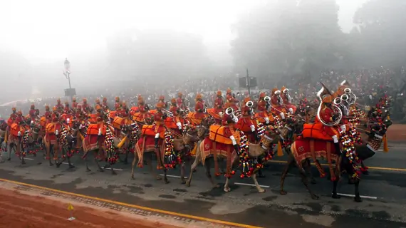 The Republic Day Parade at Rajpath on Teusday at New Delhi