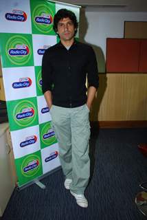 Farhan Akhtar at Radio City Studio at Bandra