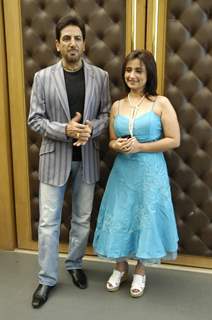Punjabi actor & singer Gurdas Maan and Divya Dutta pose for the photographers during the press conference of film &quot;Sukhmani- Hope for Life&quot; in Mumbai on Thursday, 28 January 2010