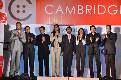 Hide N seek star cast on the ramp for Cambridge shirts anniversary show at Blue Sea